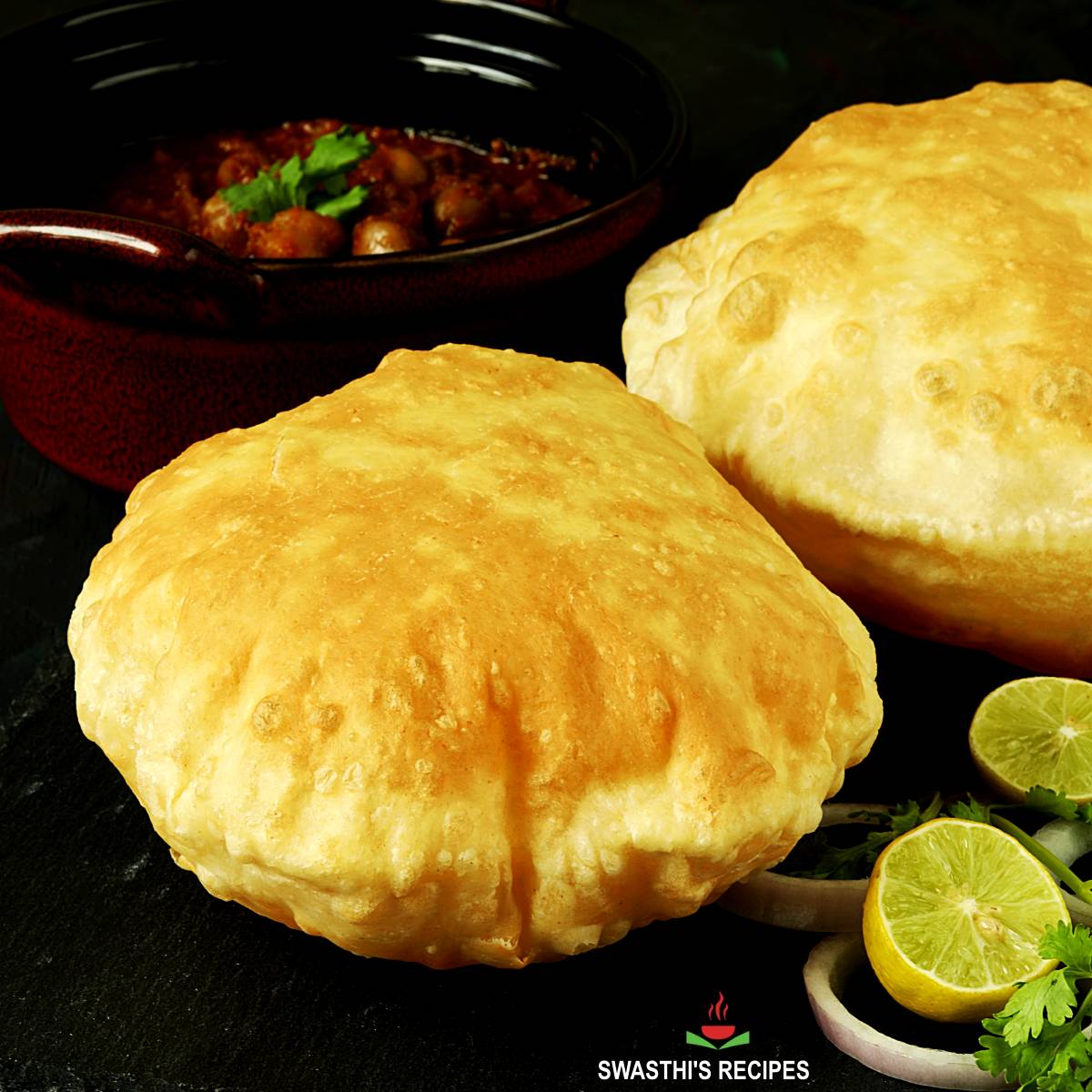 Bhatura made with eno