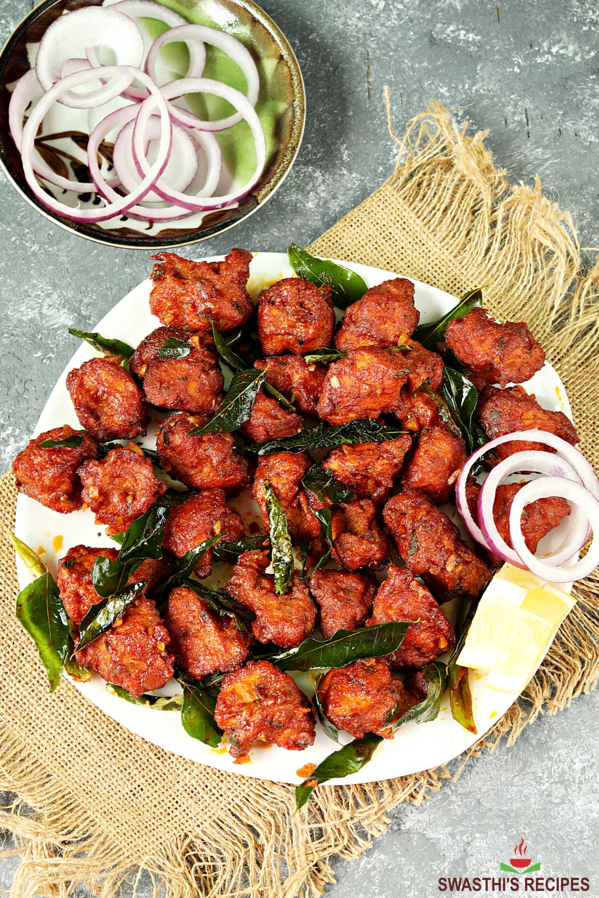 Chicken 65 Recipe | Restaurant Style - Swasthi's Recipes