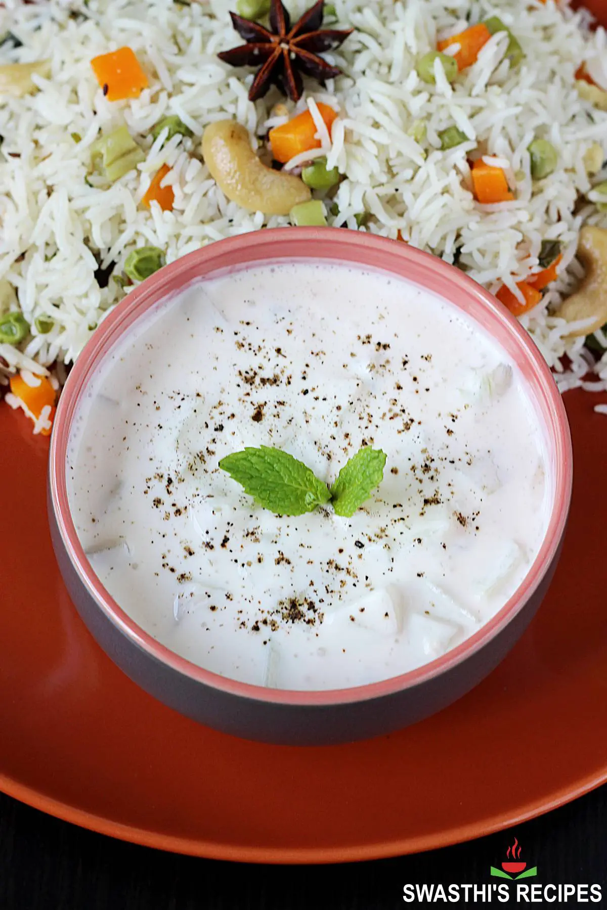 Cucumber raita