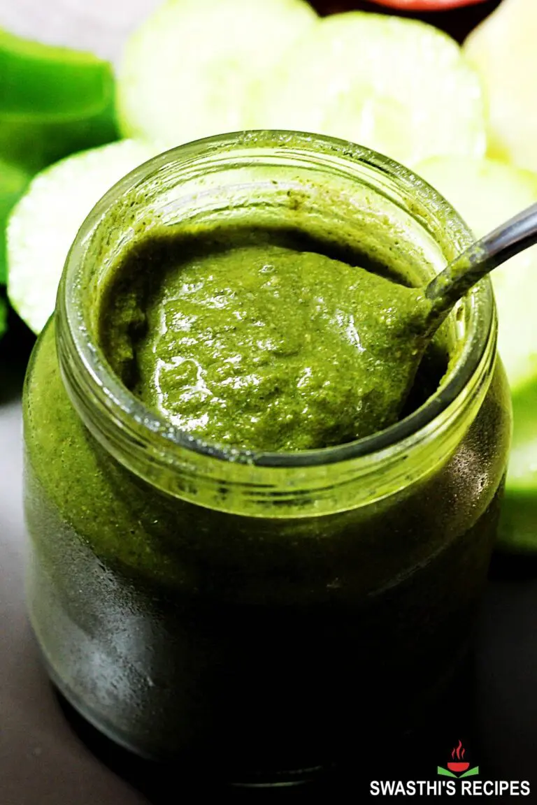 Green Chutney Recipe for Sandwich, Chaat & Snacks