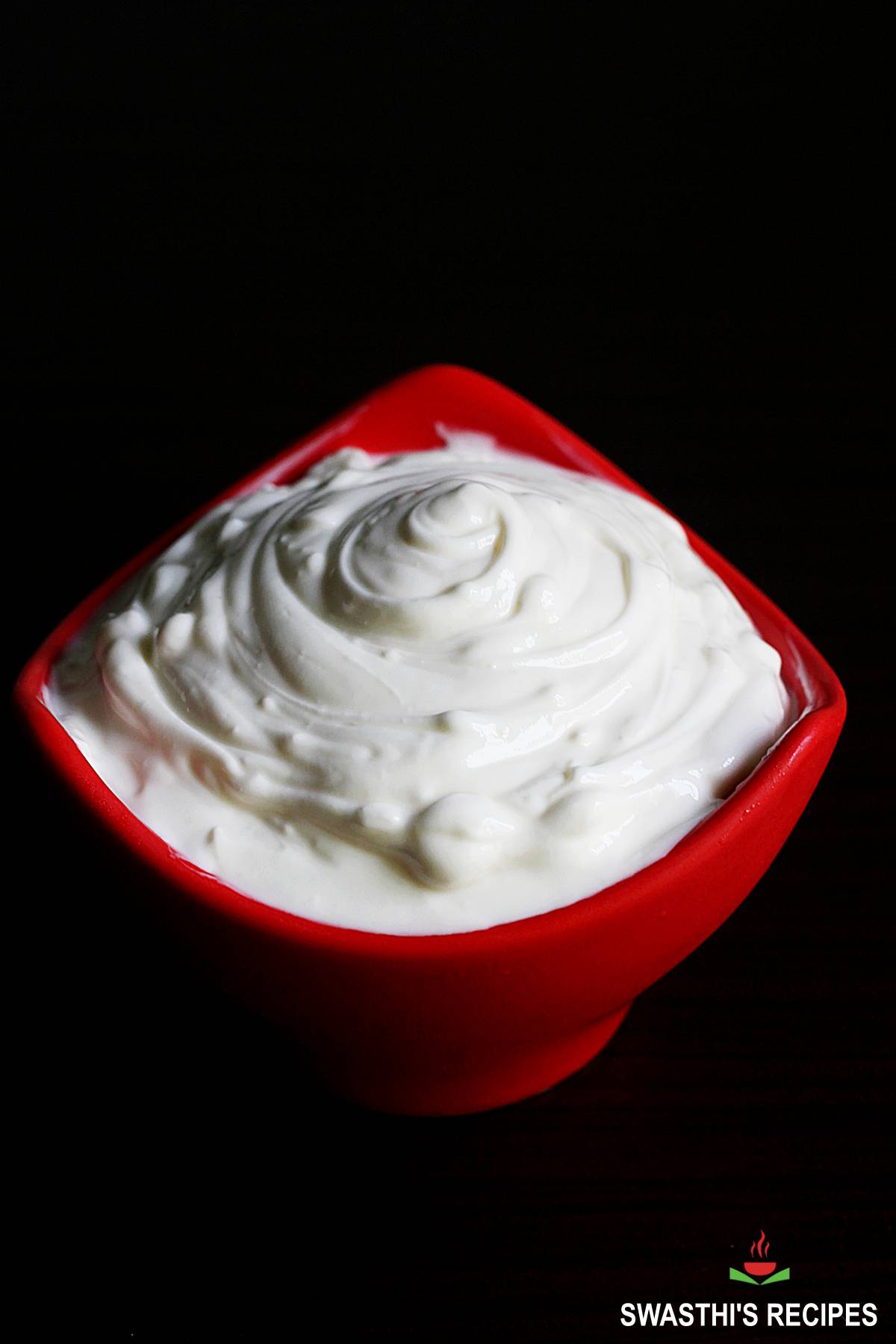 Hing curd made with fresh homemade yogurt