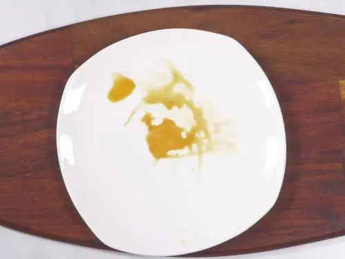 aloe latex on a plate