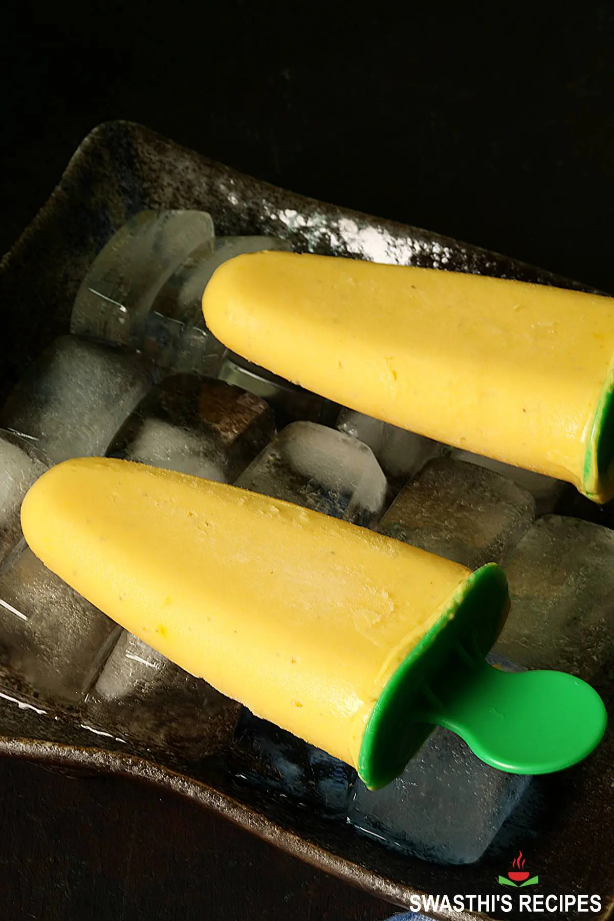 Mango lassi popsicle