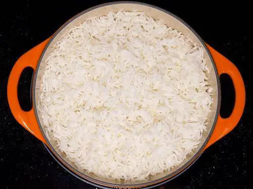 cooked rice in a bowl