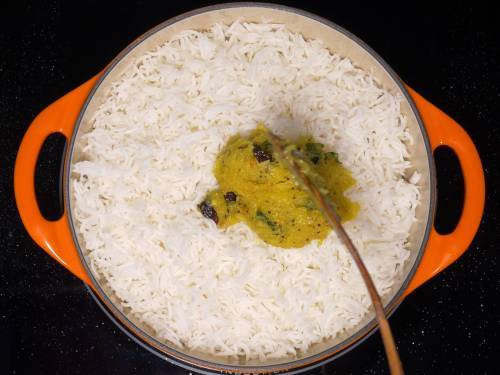 Mango Rice Recipe   Mamidikaya Pulihora   Swasthi s Recipes - 37
