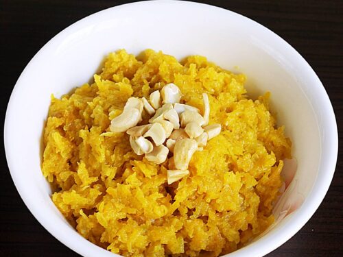 pumpkin halwa aka kaddu ka halwa