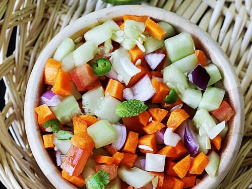 Beetroot salad recipe  vegan   gluten free    Swasthi s Recipes - 49