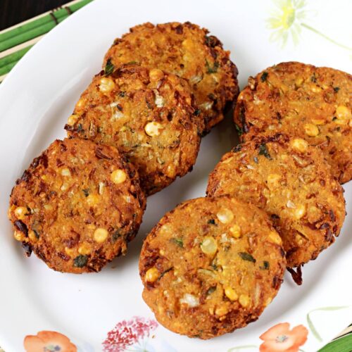 cabbage vada are Indian cabbage patties