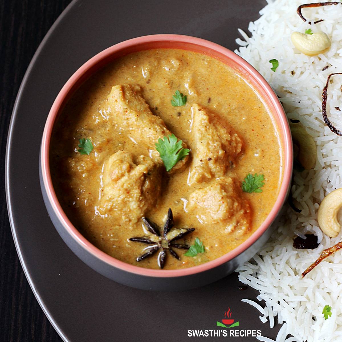 Chicken Kurma Recipe   Swasthi s Recipes - 76