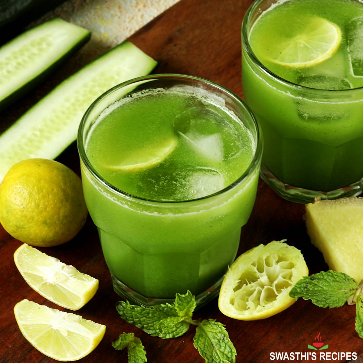 The Very Best Green Juice - Cucumber, Celery, Ginger, and More