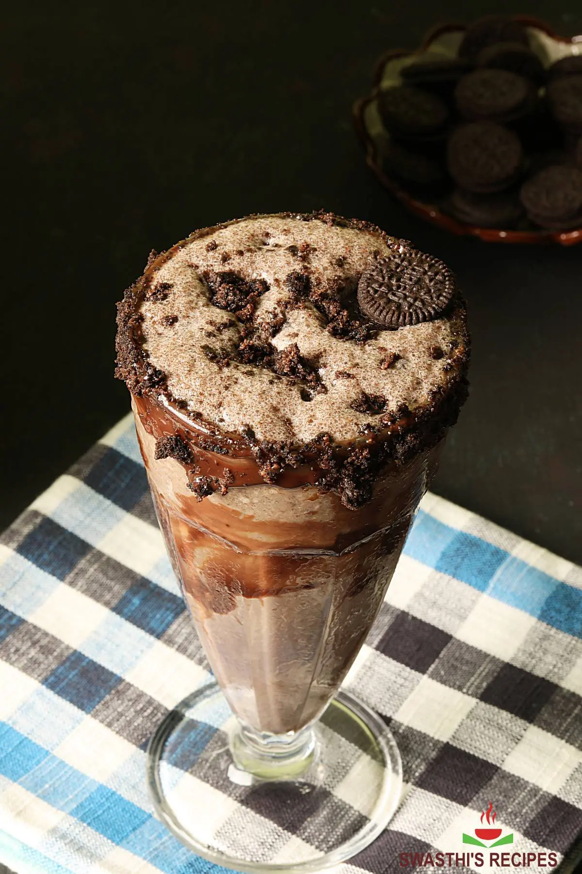 double chocolate oreo shake