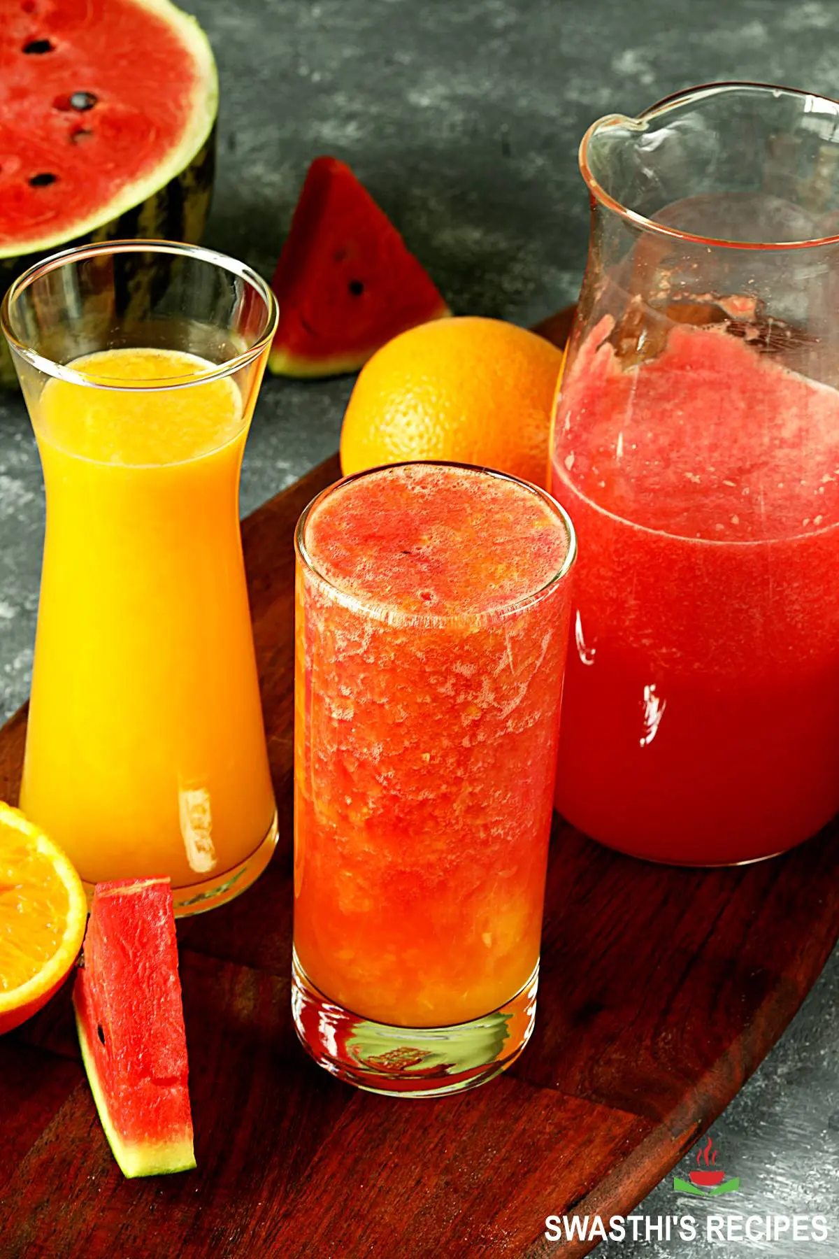 Watermelon & orange juice