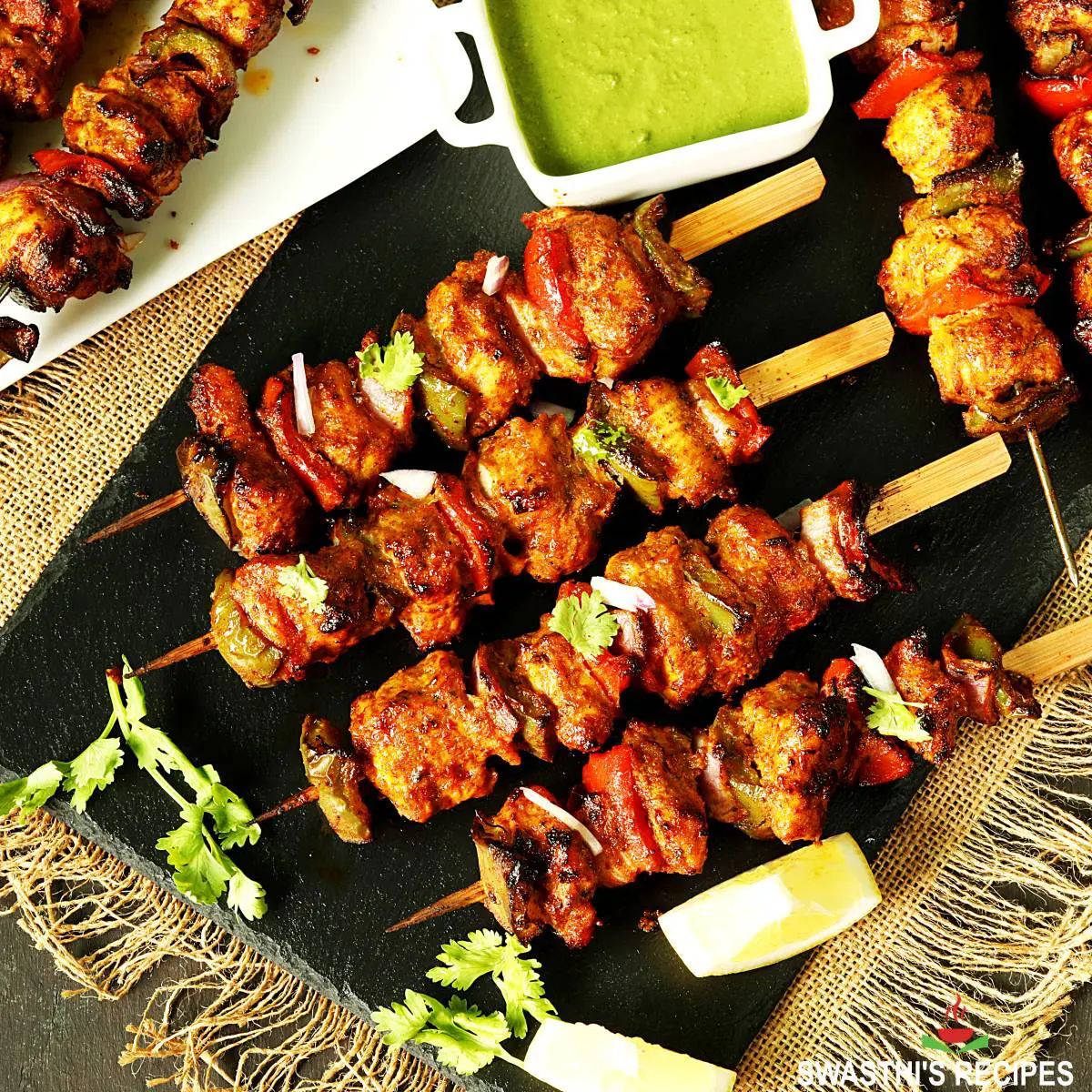 Chicken Tikka Recipe - Swasthi's Recipes