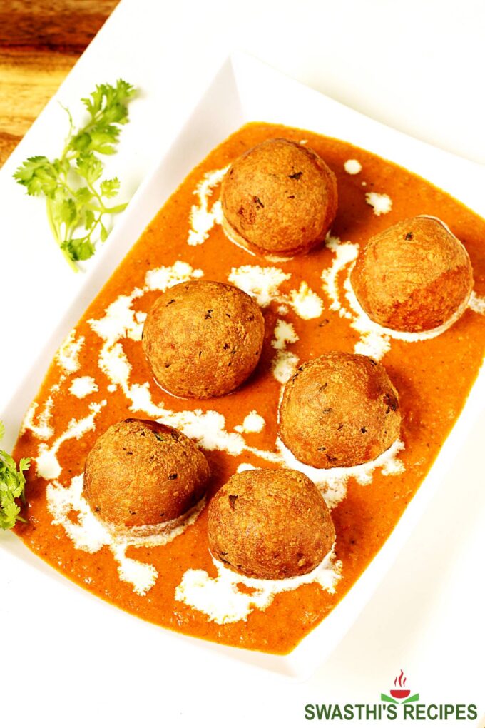 Malai kofta also known as paneer kofta