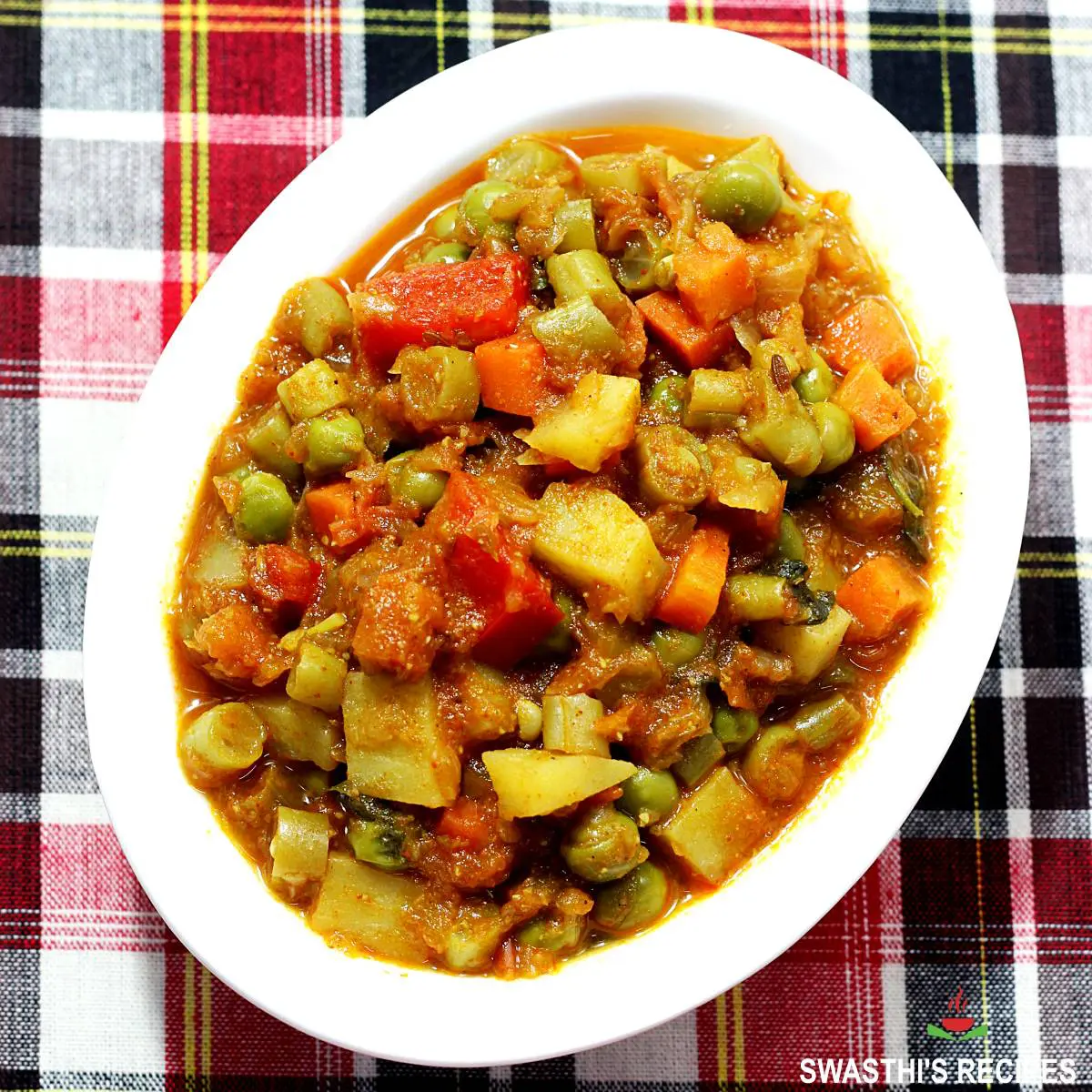 Mixed vegetable curry recipe