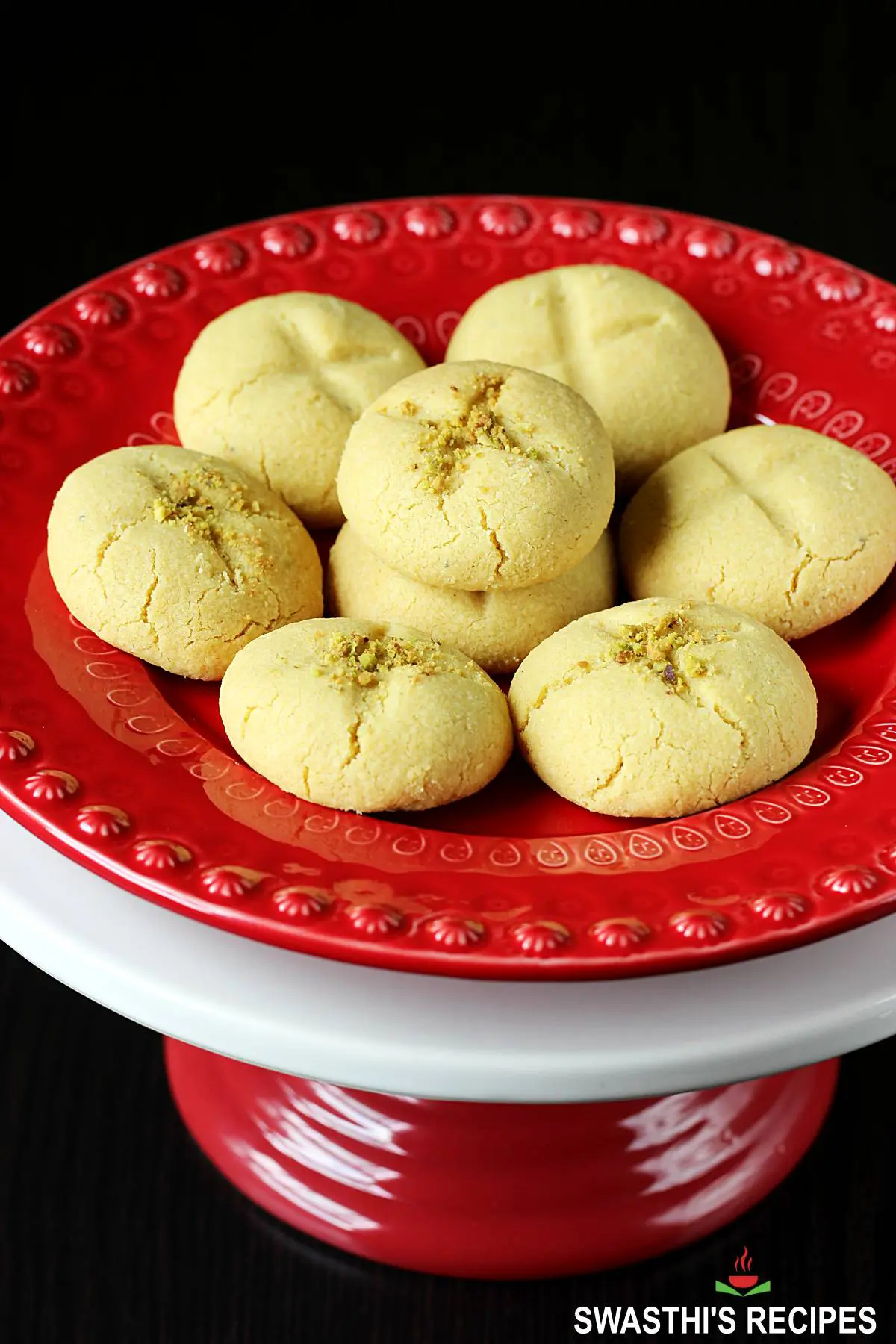 nankhatai are Indian eggless cookies