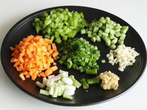 vegetables for fried rice