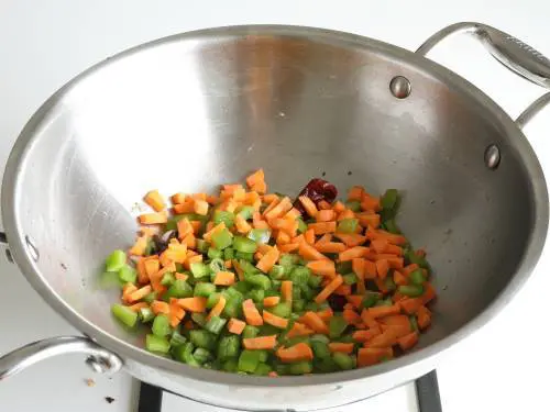 fry vegetables