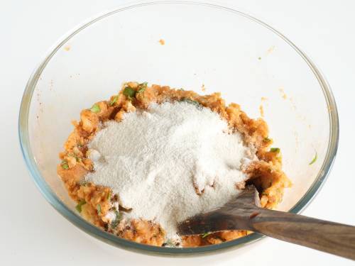 Aloo Tikki Recipe  Crispy Street Style    Swasthi s Recipes - 55