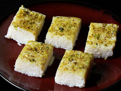 coconut burfi