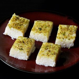 coconut burfi