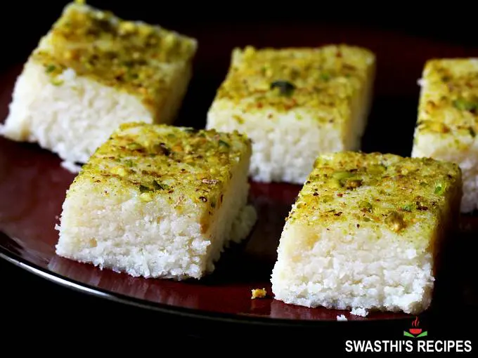 coconut barfi with condensed milk