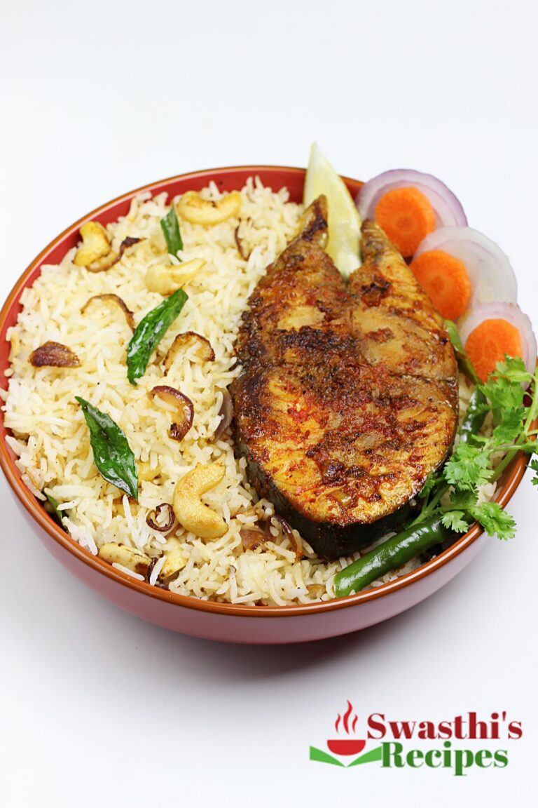 Fish Ragu With Rice Fish Rice Recipe - Swasthi's Recipes