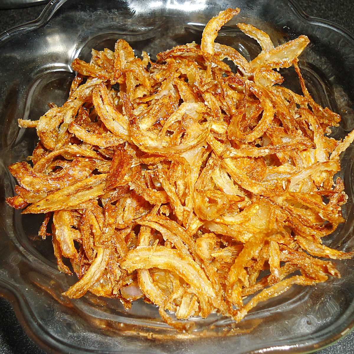fried onions recipe