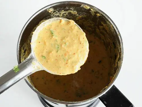 consistency of moong dal chilla batter