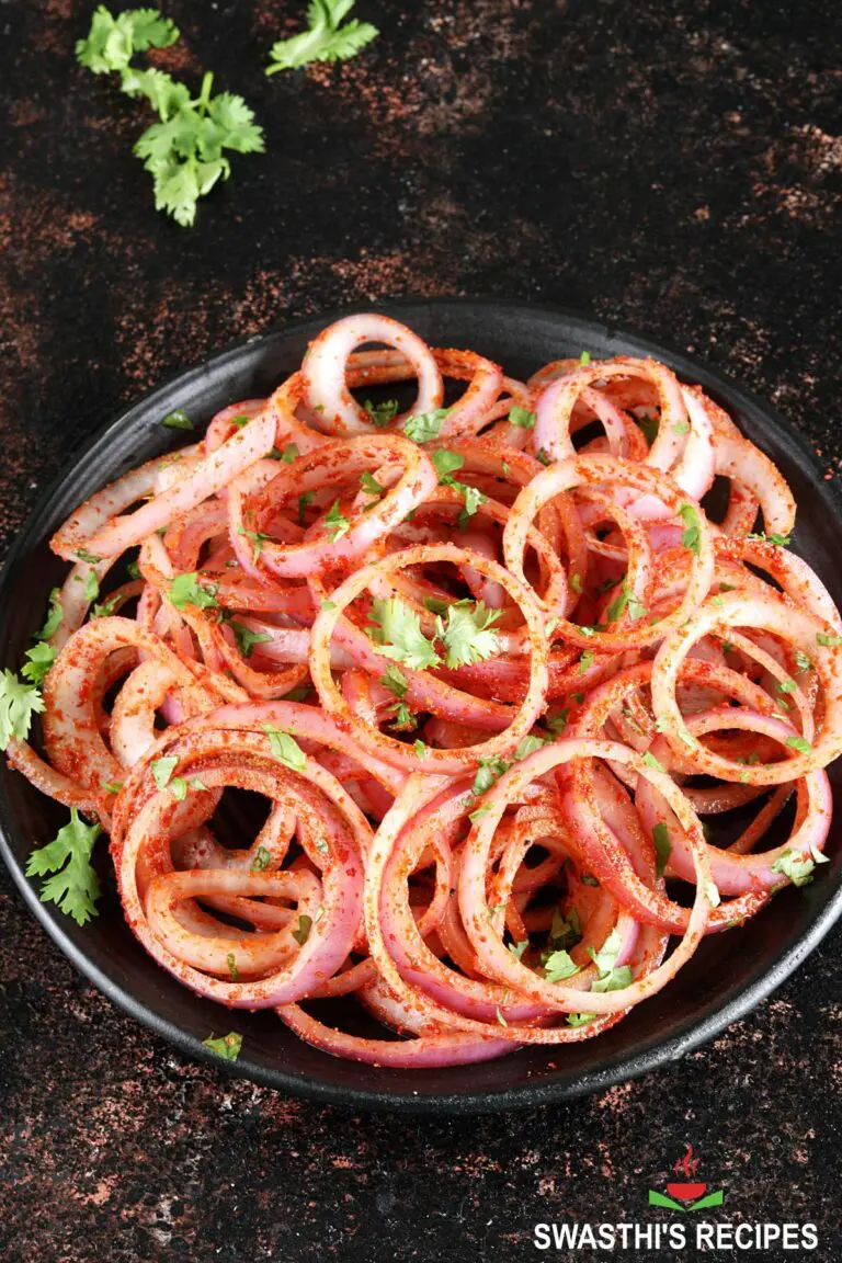 Onion Salad Recipe (Laccha Pyaaz)
