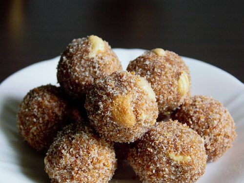 Coconut Ladoo Recipe with Jaggery   Kobbari Louz Recipe - 26