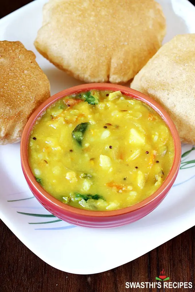 poori masala also known as poori curry