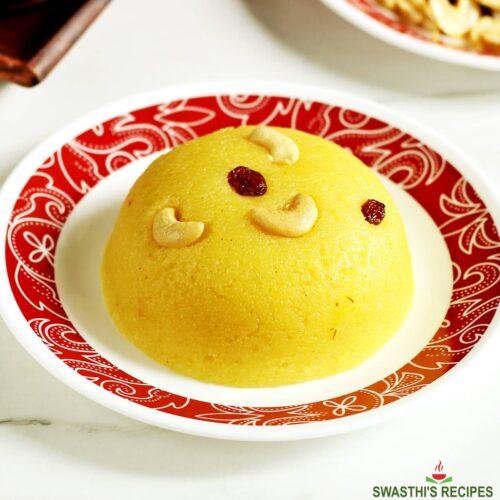 Rava Kesari, How to make Kesari Swasthi's Recipes