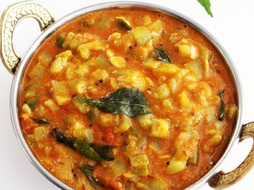 Beerakaya Pappu  Ridge Gourd Dal    Swasthi s Recipes - 19