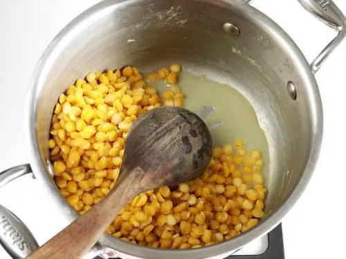 cook the lentils uncovered