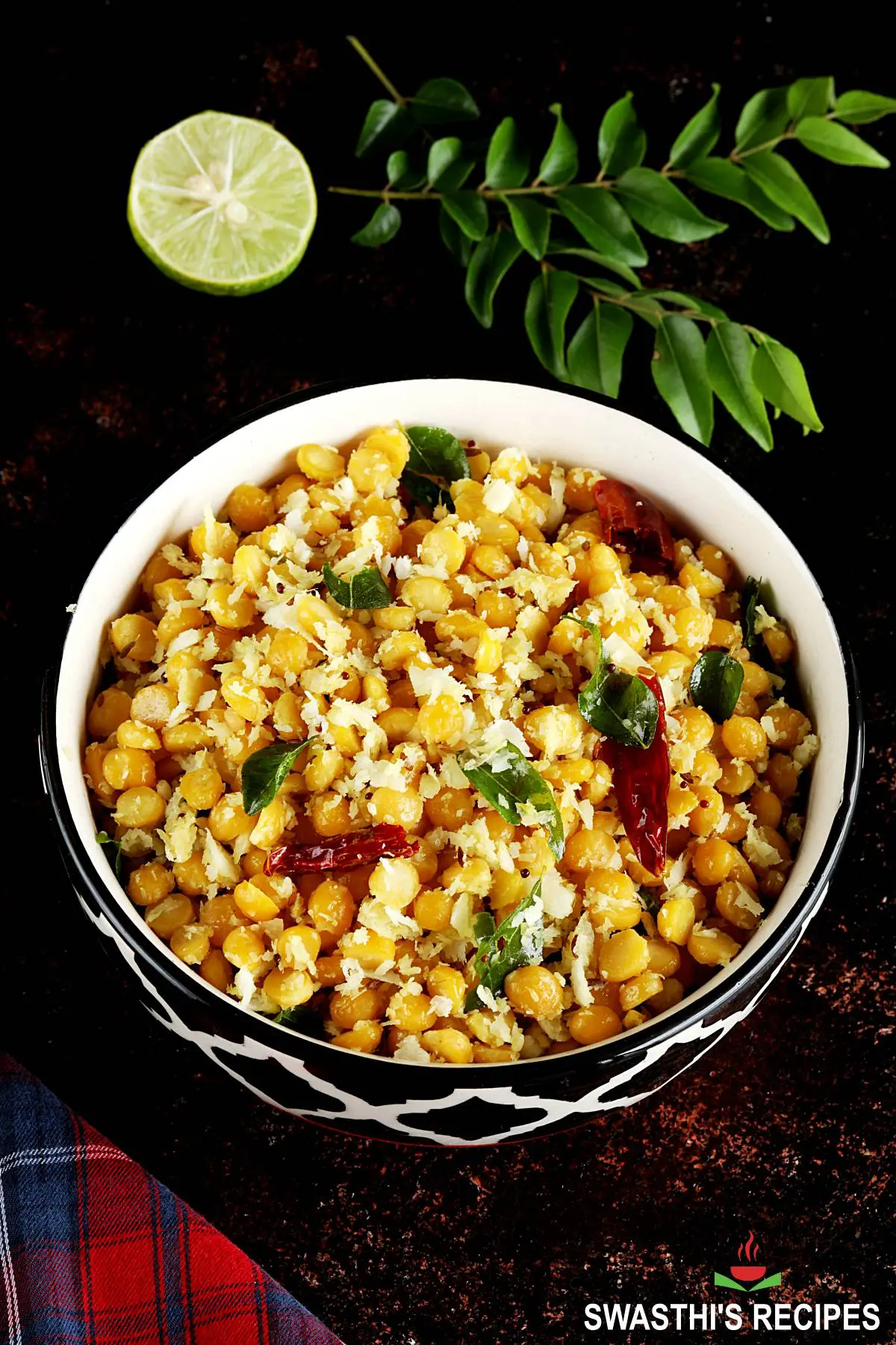 split chickpeas, senaga pappu kobbari