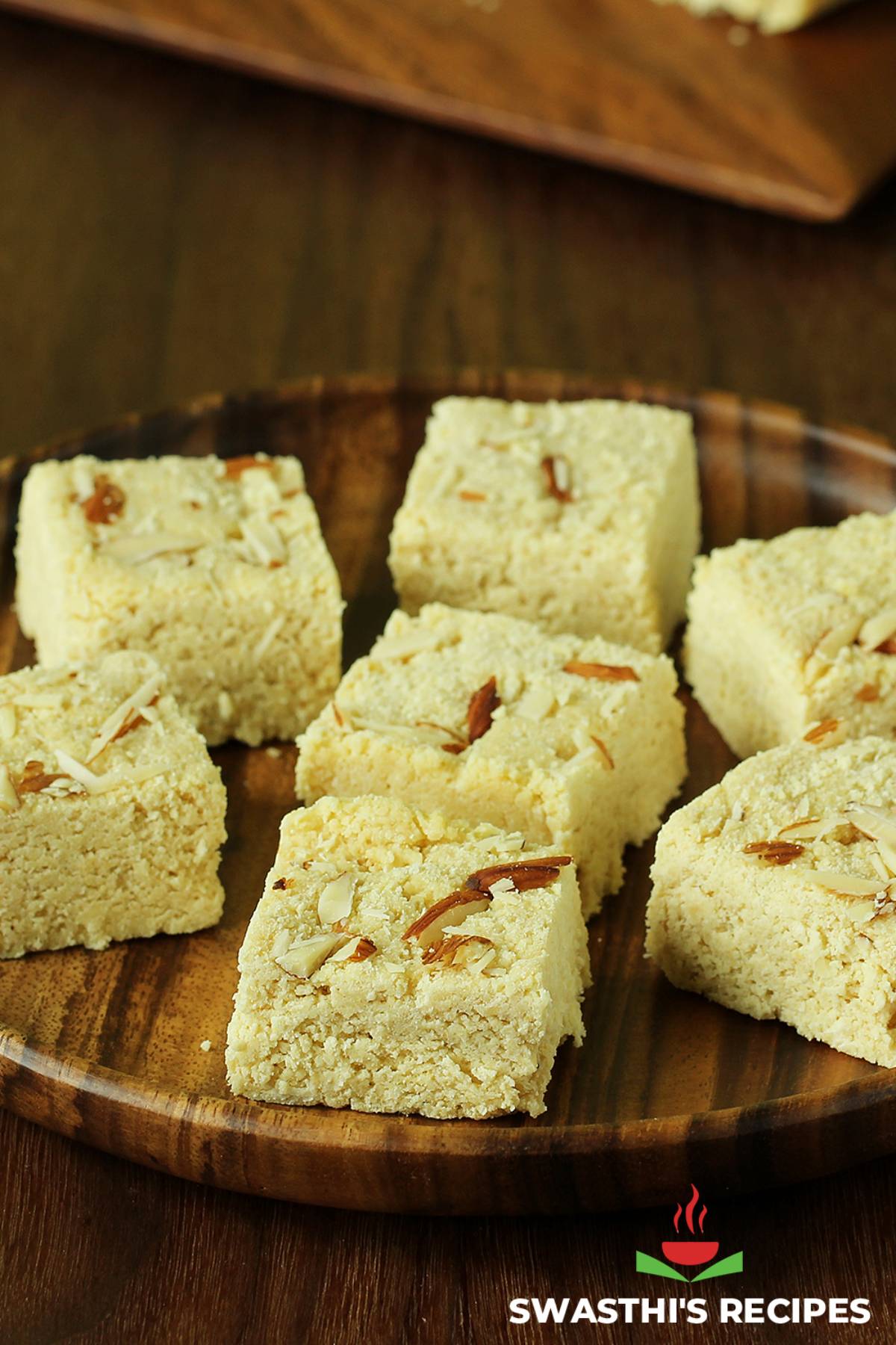 Rava Burfi   Diwali Sweets Recipes   Swasthi s Recipes - 65
