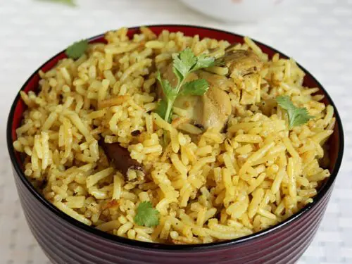 andhra chicken biryani