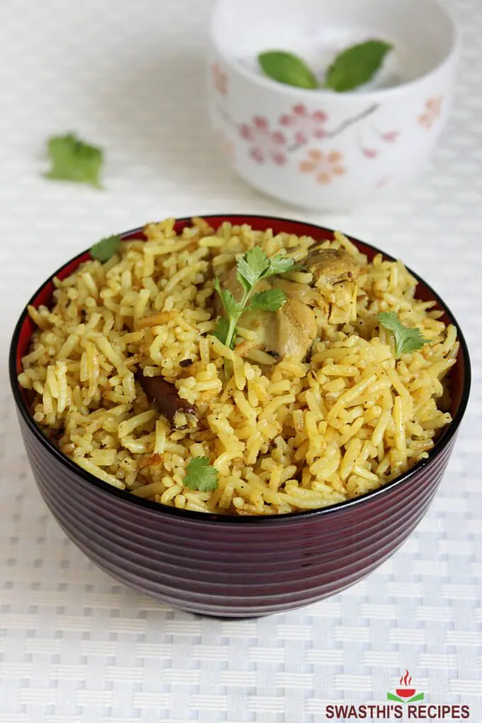 andhra chicken biryani