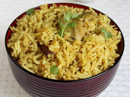 andhra chicken biryani