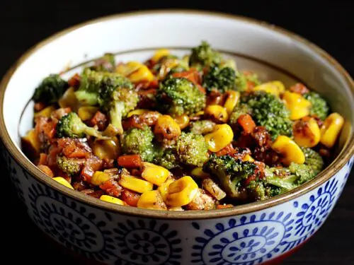 broccoli corn carrot