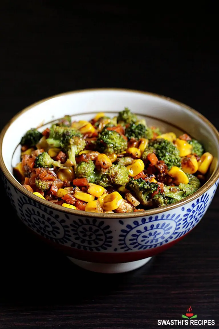 Broccoli Corn Carrot Stir Fry