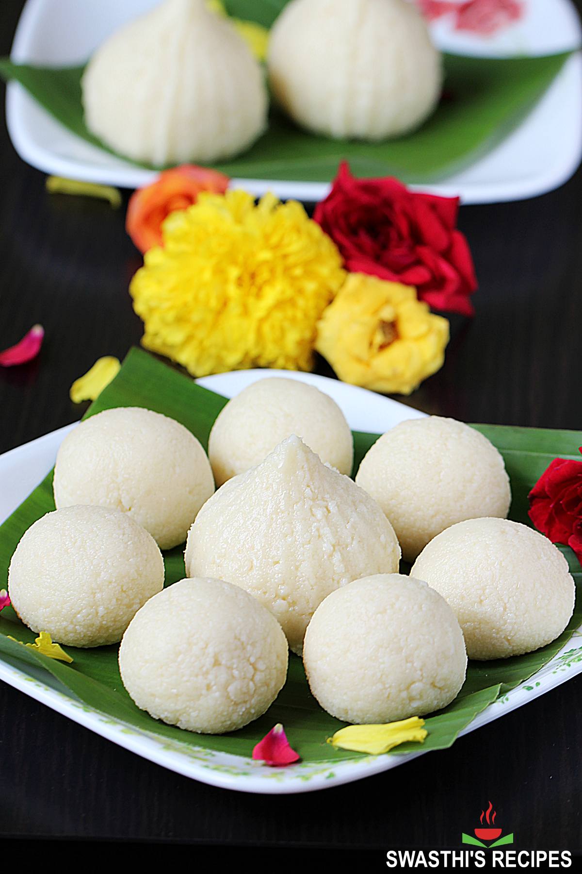 Malai Laddu Modak   Swasthi s Recipes - 20