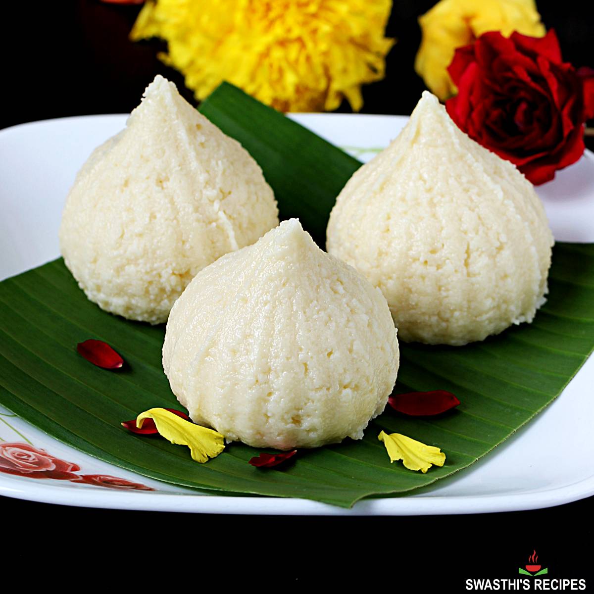 Malai Laddu Modak   Swasthi s Recipes - 12