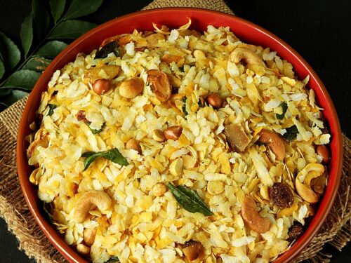 Aloo bhujia recipe  Crunchy aloo sev    Swasthi s Recipes - 34