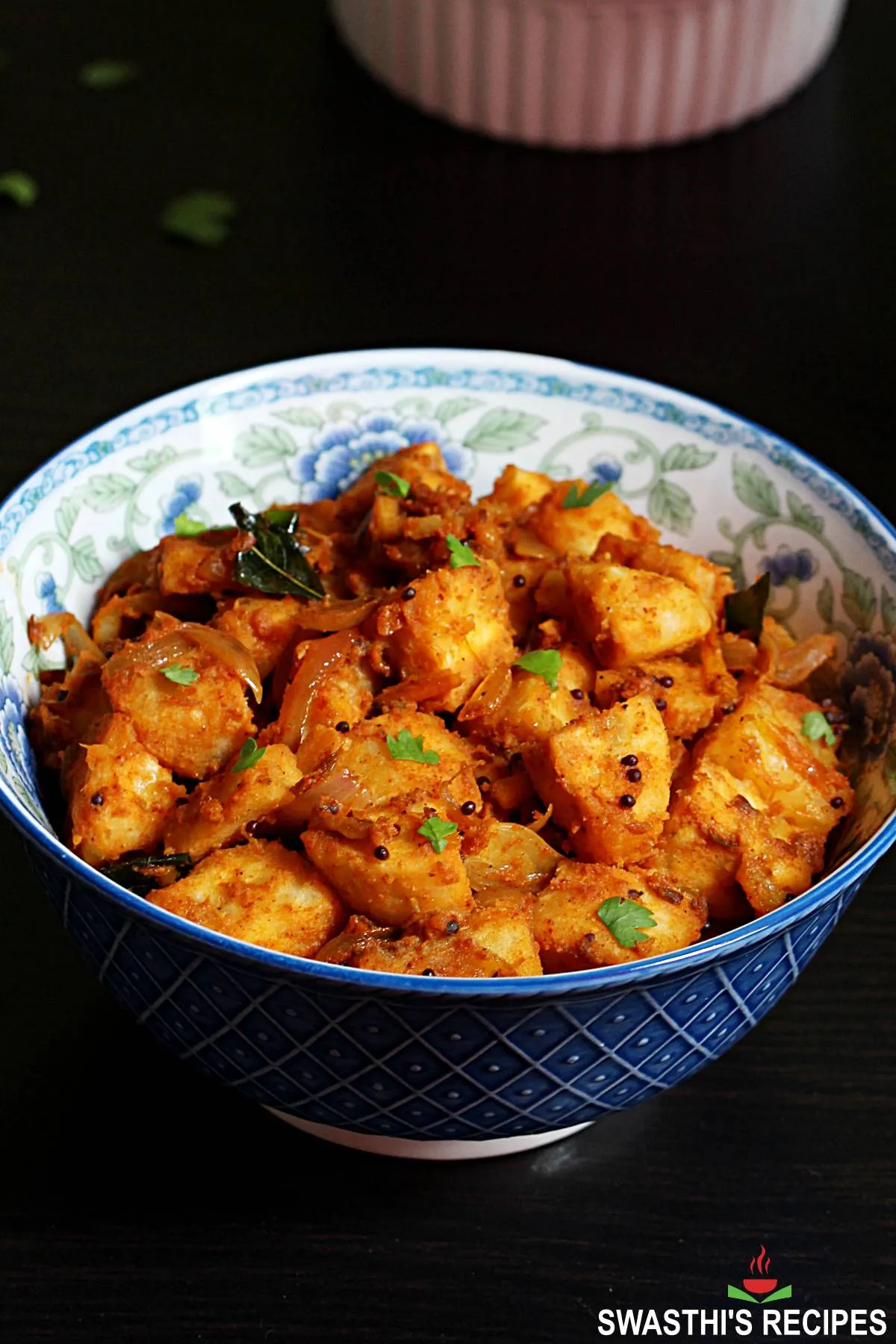 banana curry also known as plantain masala