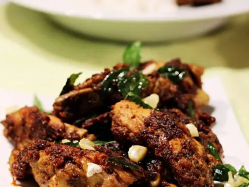 dry chicken ghee roast