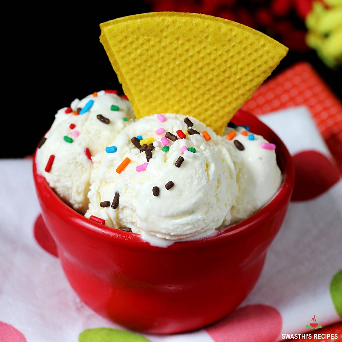 Kitchenaid Vanilla Ice Cream Maker Recipe! {Super Easy and Delicious}