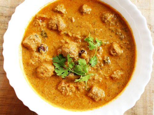 Soya Chunks Curry Recipe   Meal Maker Curry   Swasthi s Recipes - 47