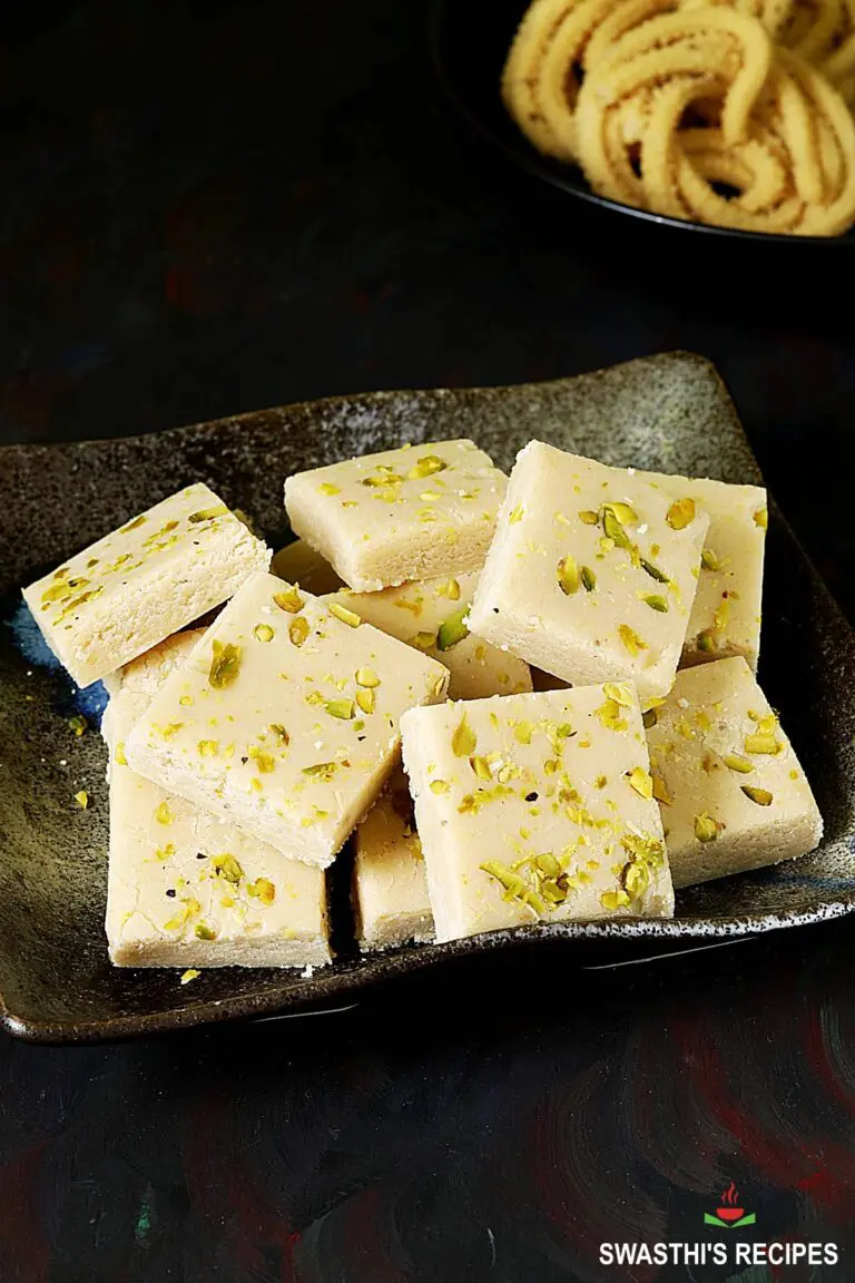 Badam Burfi (Almond Burfi, Badam Katli)